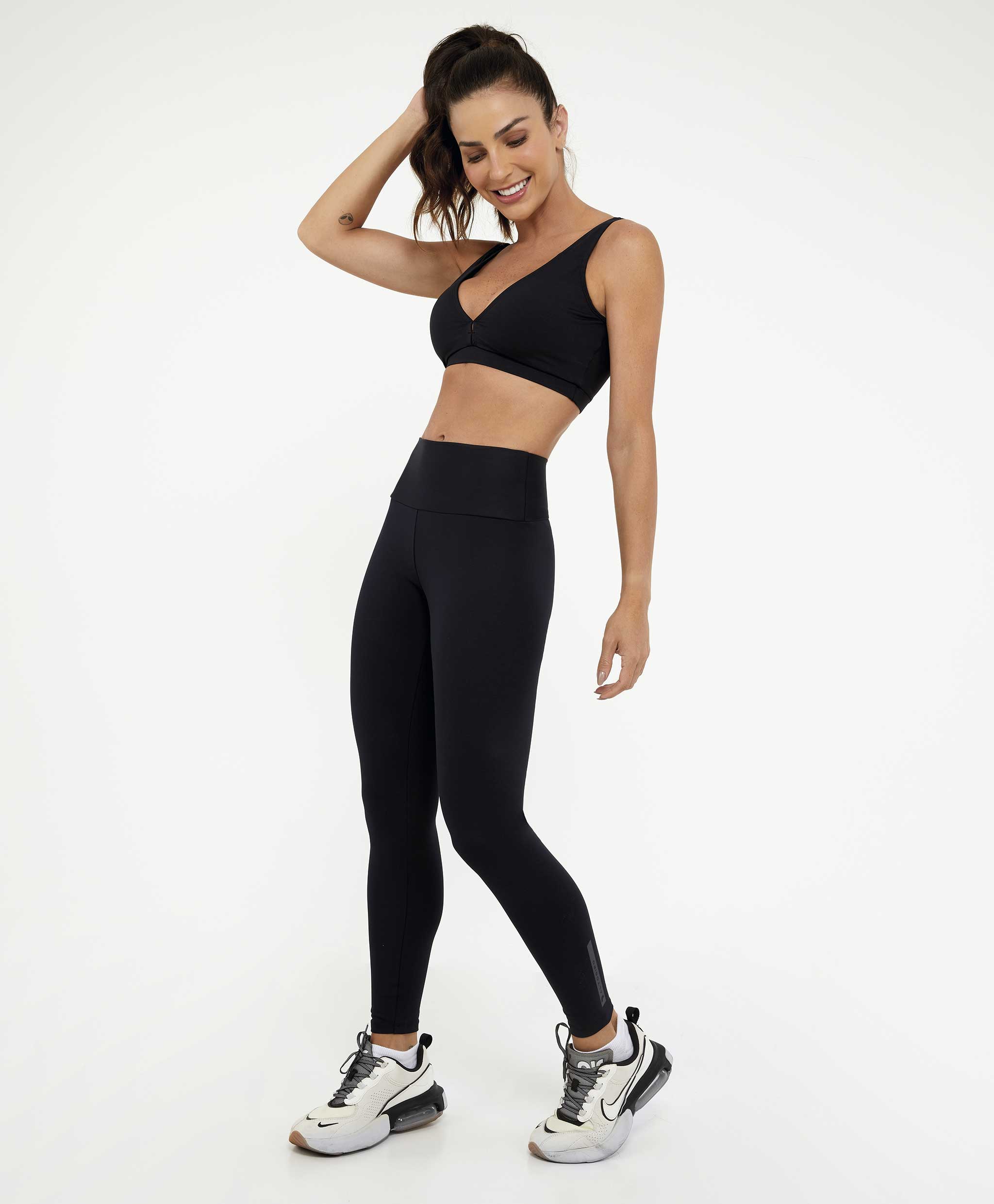 TOP BODYTEX REGATA MESCLA BLACK