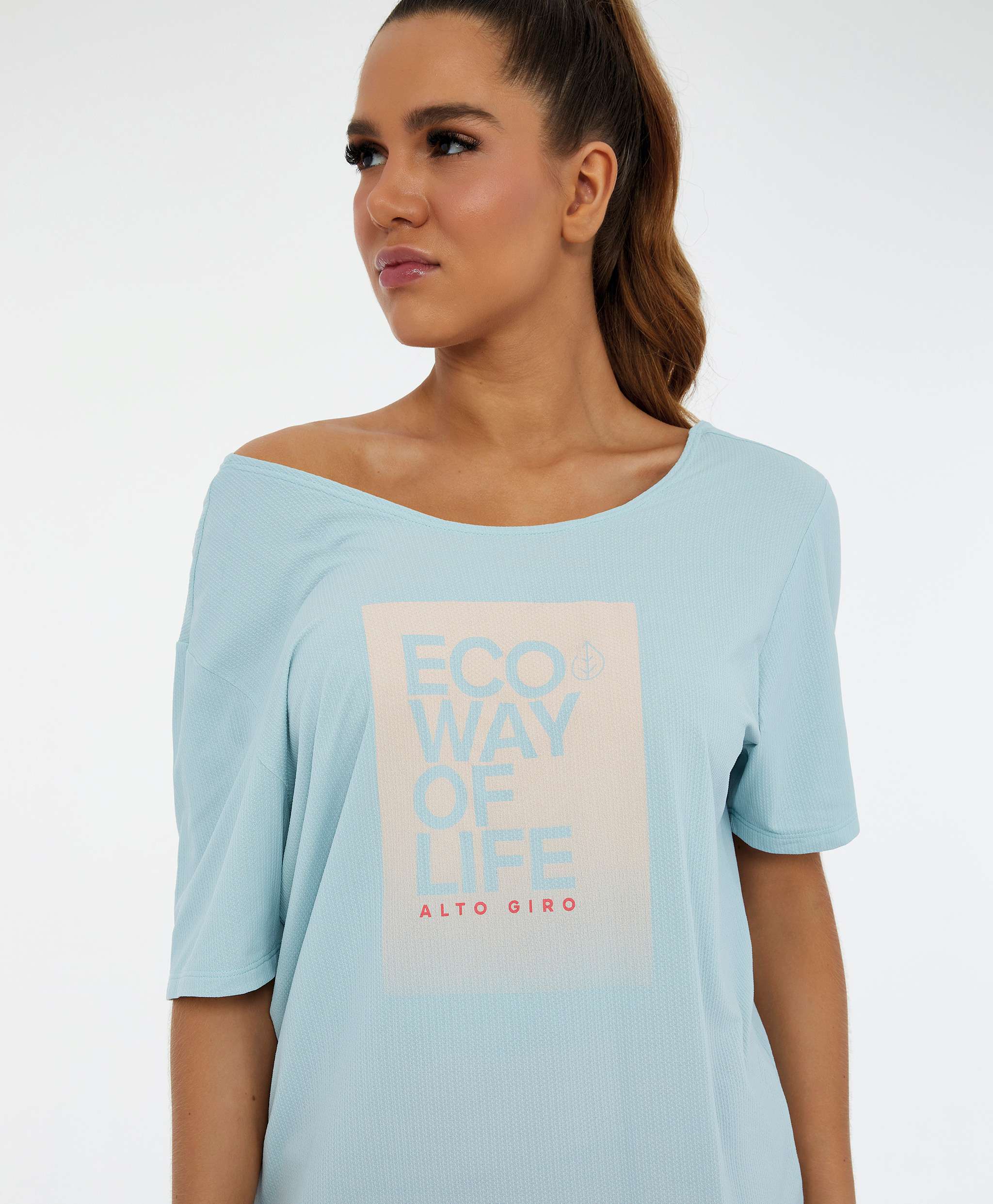 T-SHIRT SKIN FIT PIQUET BIO DECOTE COSTA