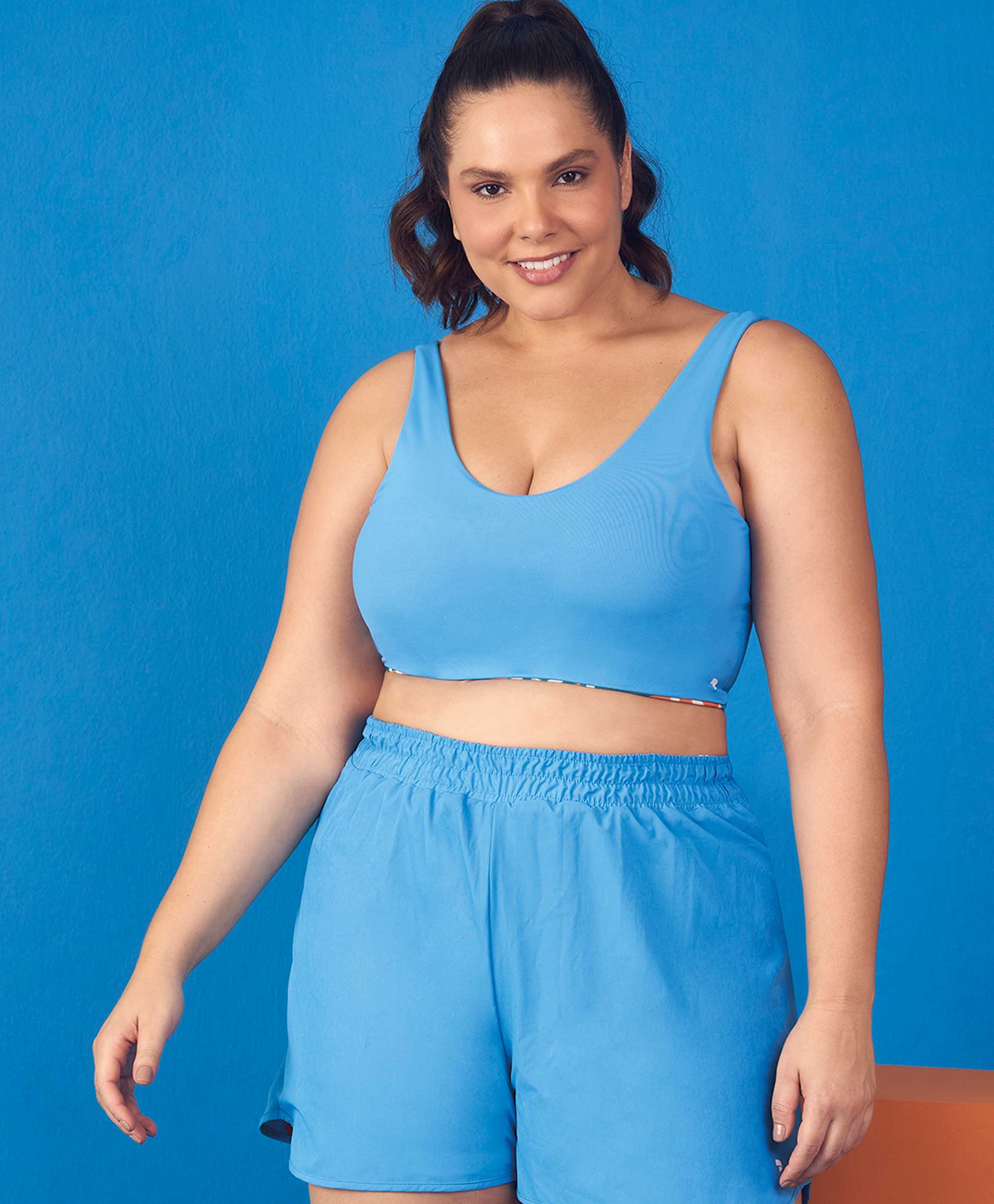 TOP DUPLA FACE COSTAS REGATA DUPLA CADE PLUS SIZE