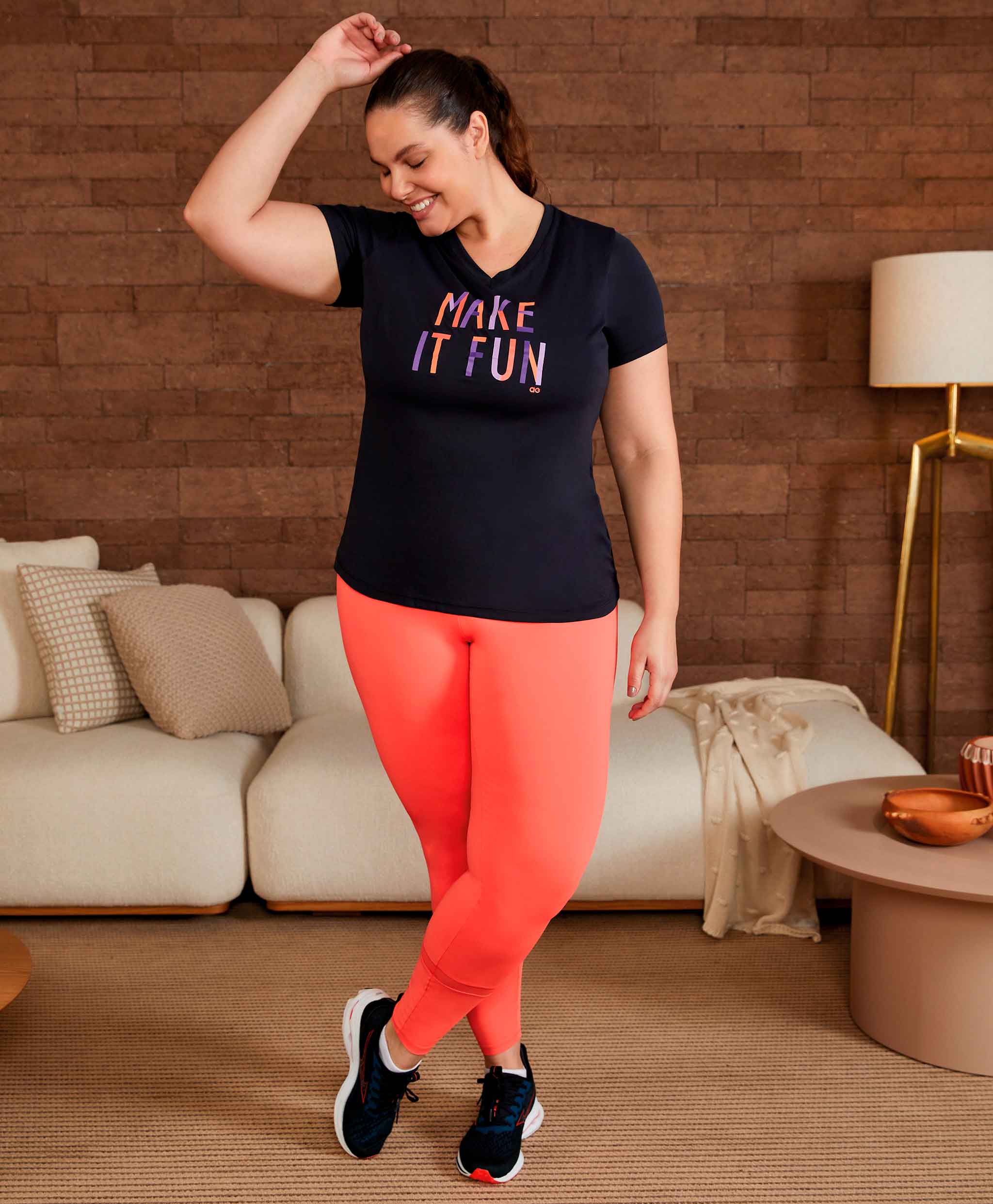 T-SHIRT SKIN FIT MAKE IT FUN PLUS SIZE
