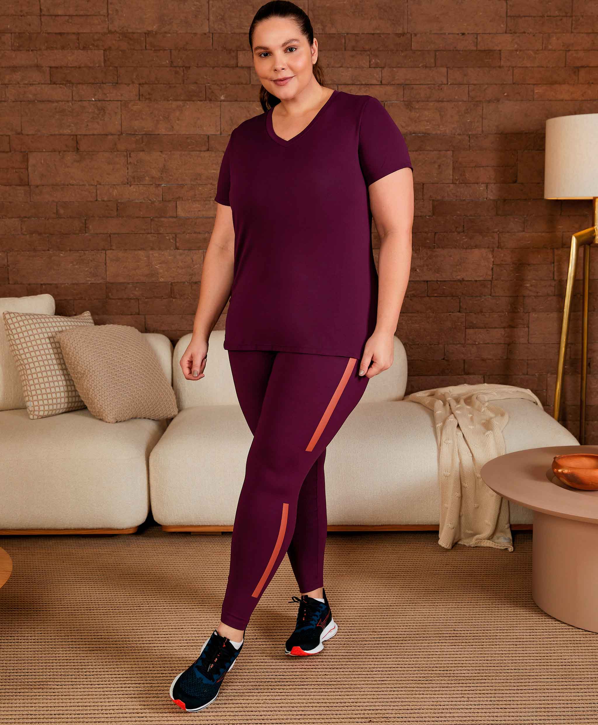 T-SHIRT SKIN FIT GOLA V PLUS