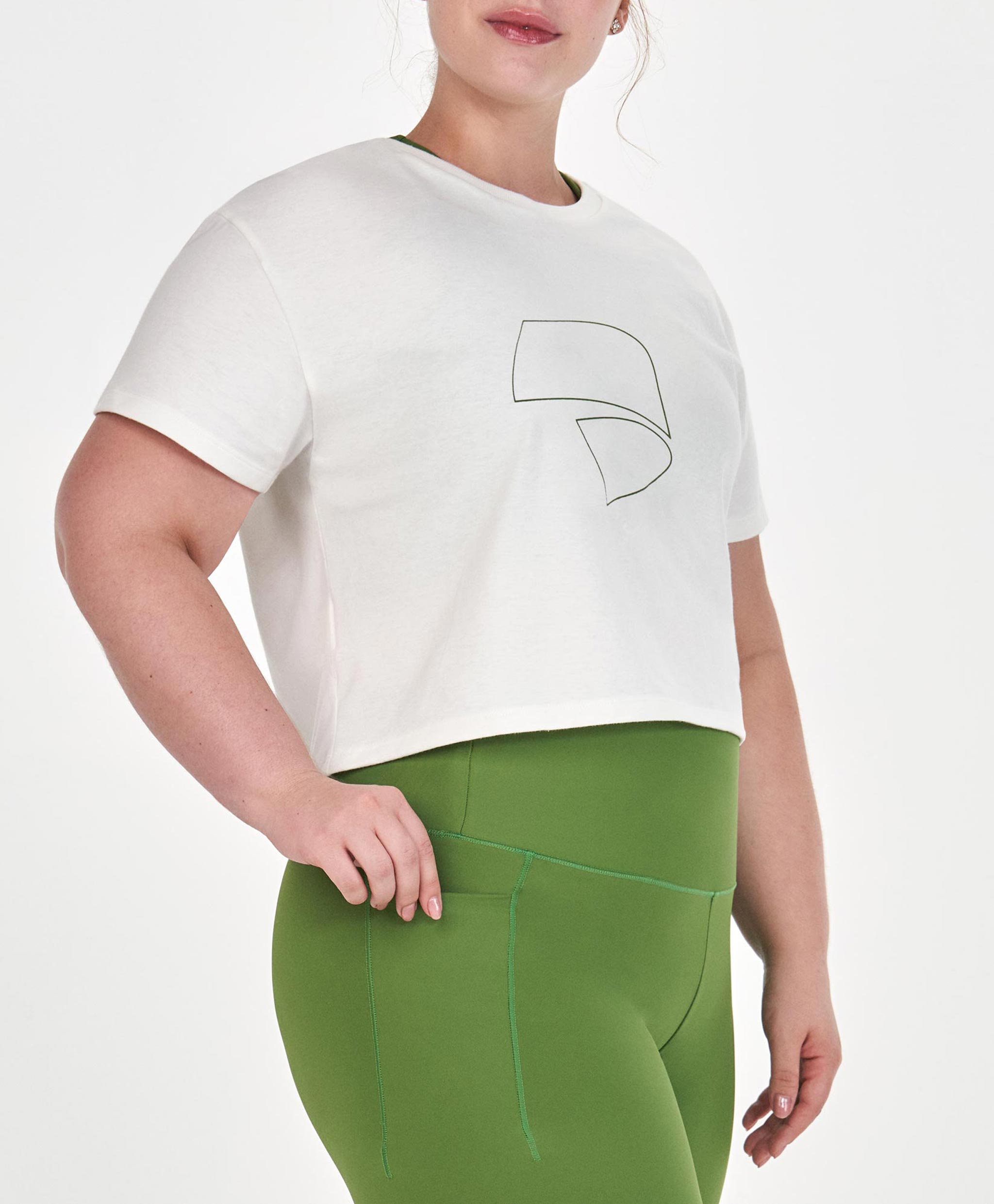 T-SHIRT CROPPED SIMBOLO PLUS