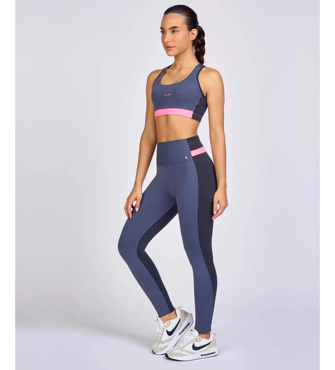 LEGGING RECORTE DE SUPPLEX COM ELASTICO