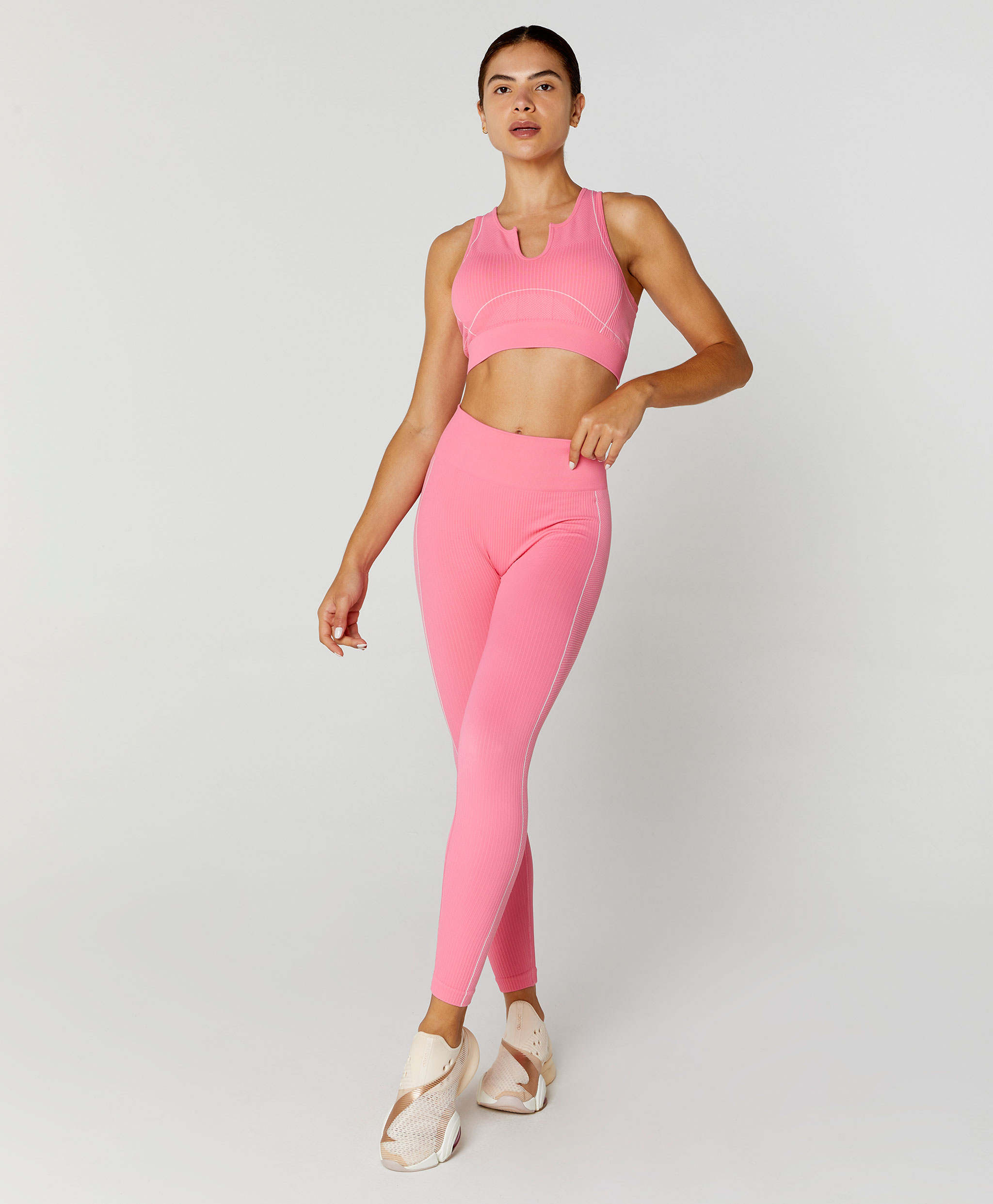 LEGGING COS ALTO CANELADO SEAMLESS