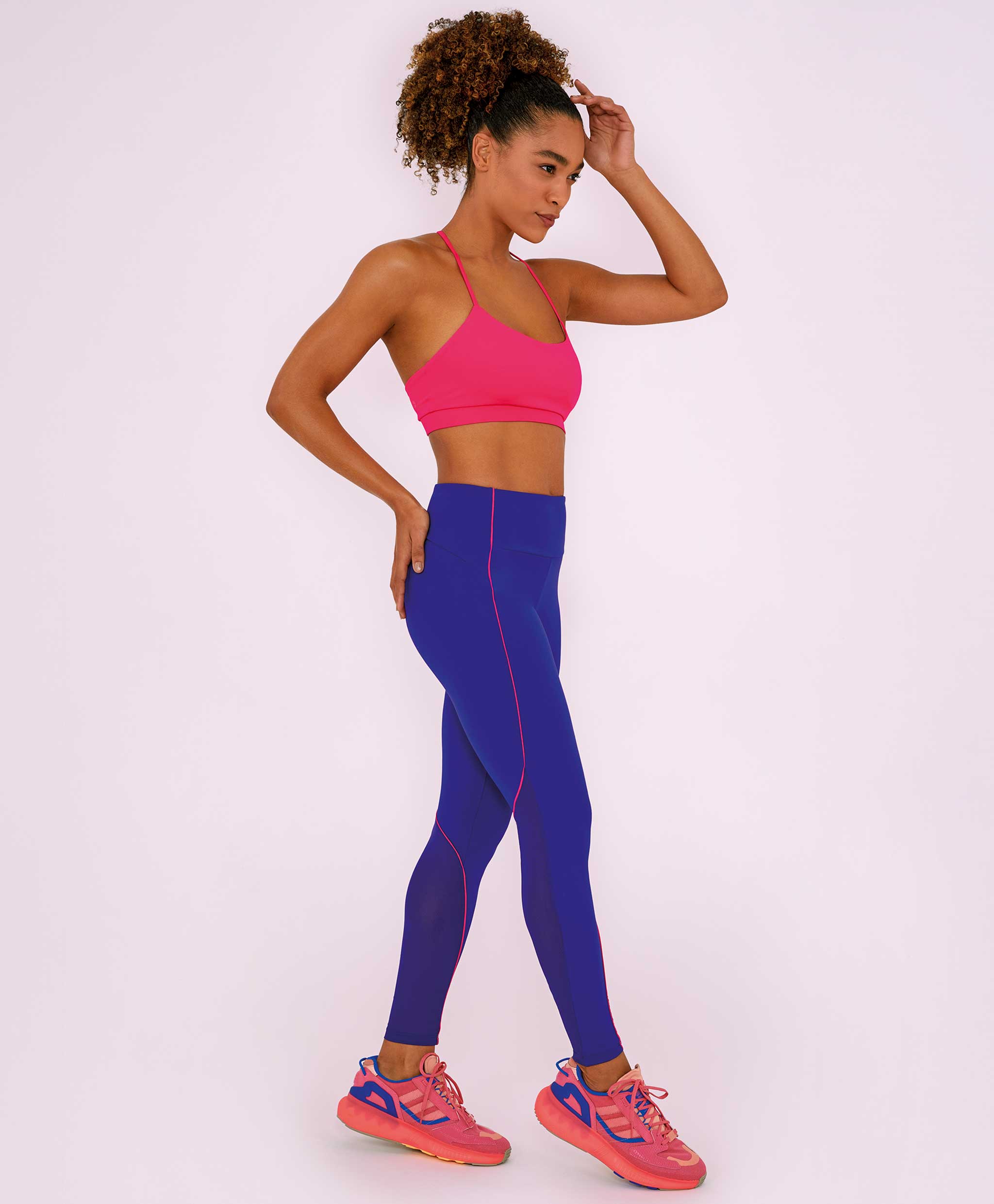 LEGGING HYPER RECORTE TULE E SILK COS